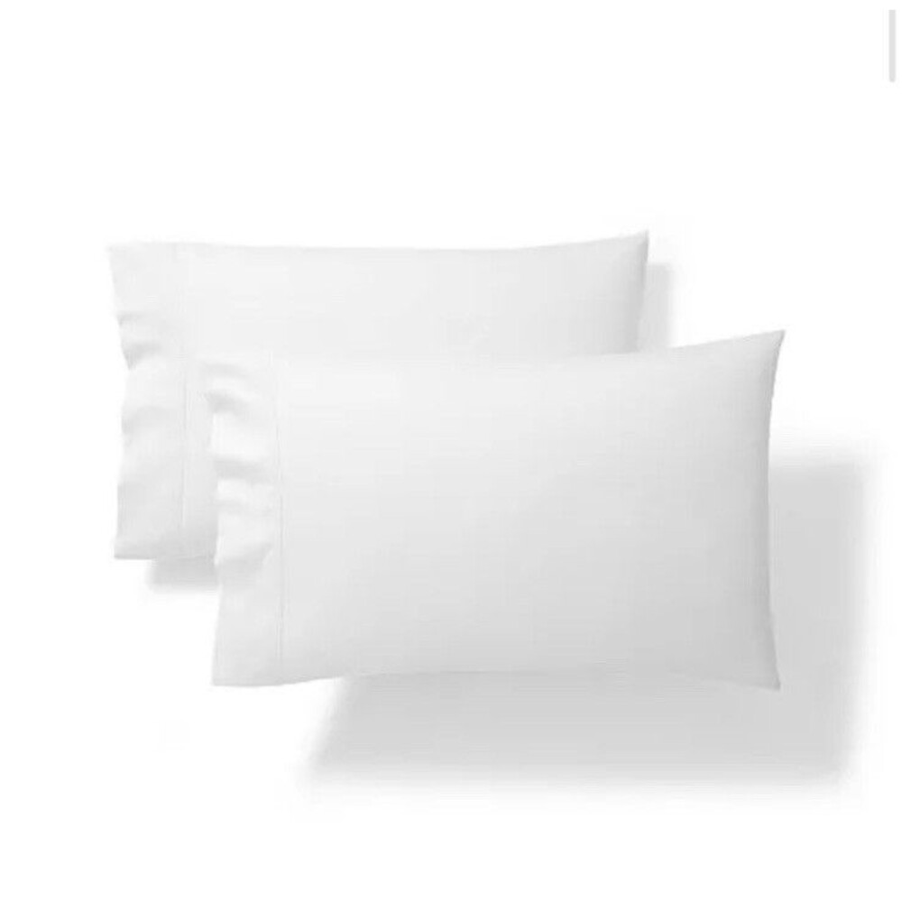 Lauren Ralph Lauren Set Of 2 Spencer 475TC Cotton Sateen Pillowcases , White